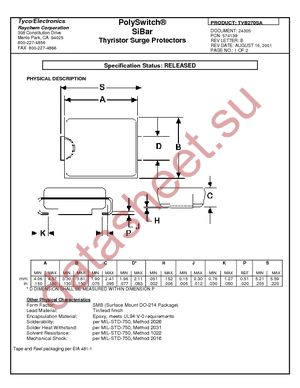 TVB270SA-L datasheet  